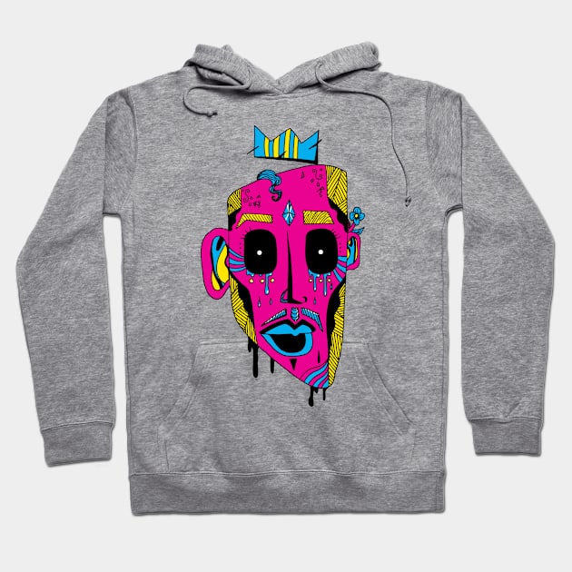 CMYK Strange King Juan Hoodie by kenallouis